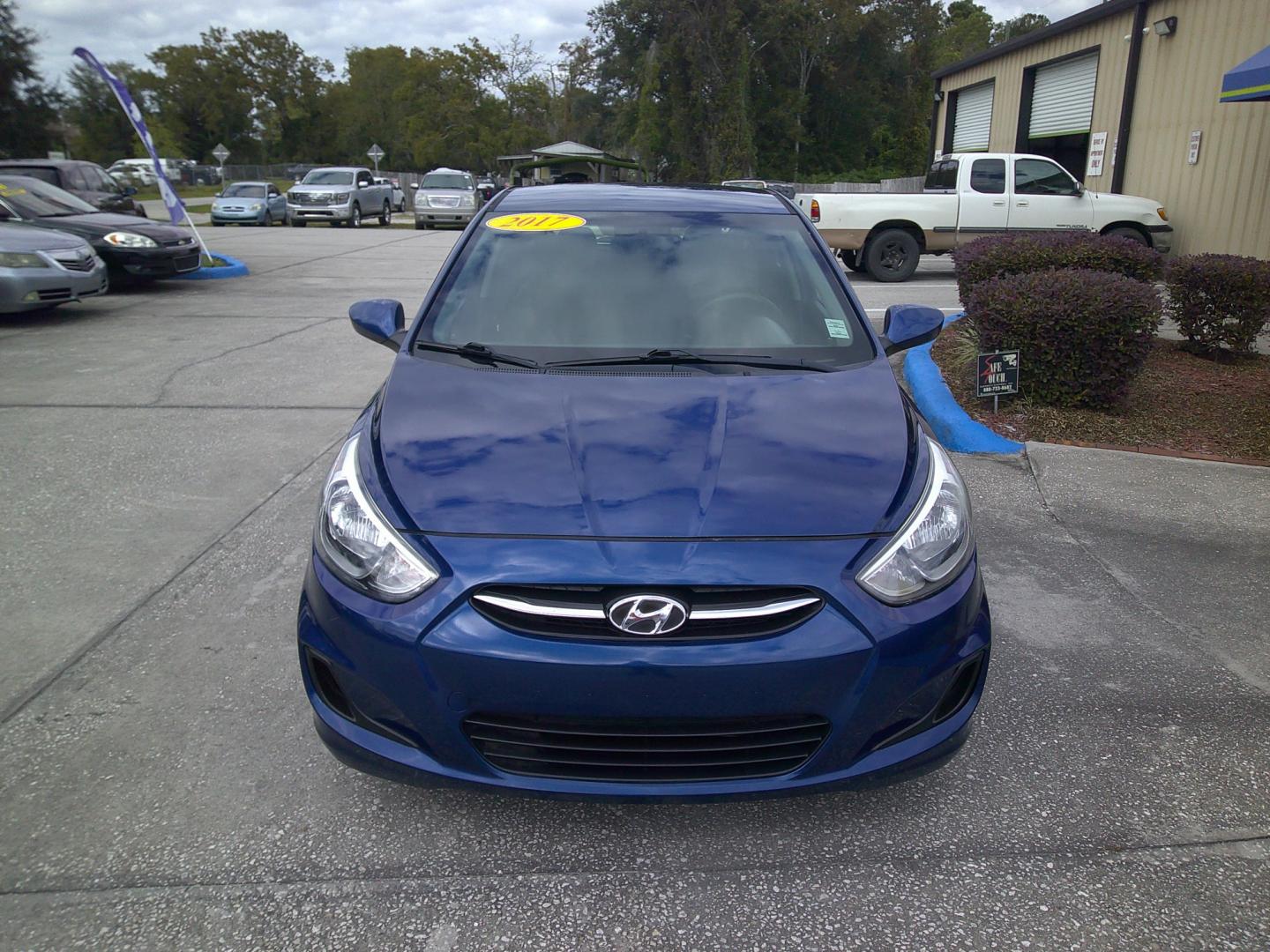 2017 BLUE HYUNDAI ACCENT SE (KMHCT5AE3HU) , located at 10405 Abercorn Street, Savannah, GA, 31419, (912) 921-8965, 31.988262, -81.131760 - Photo#0